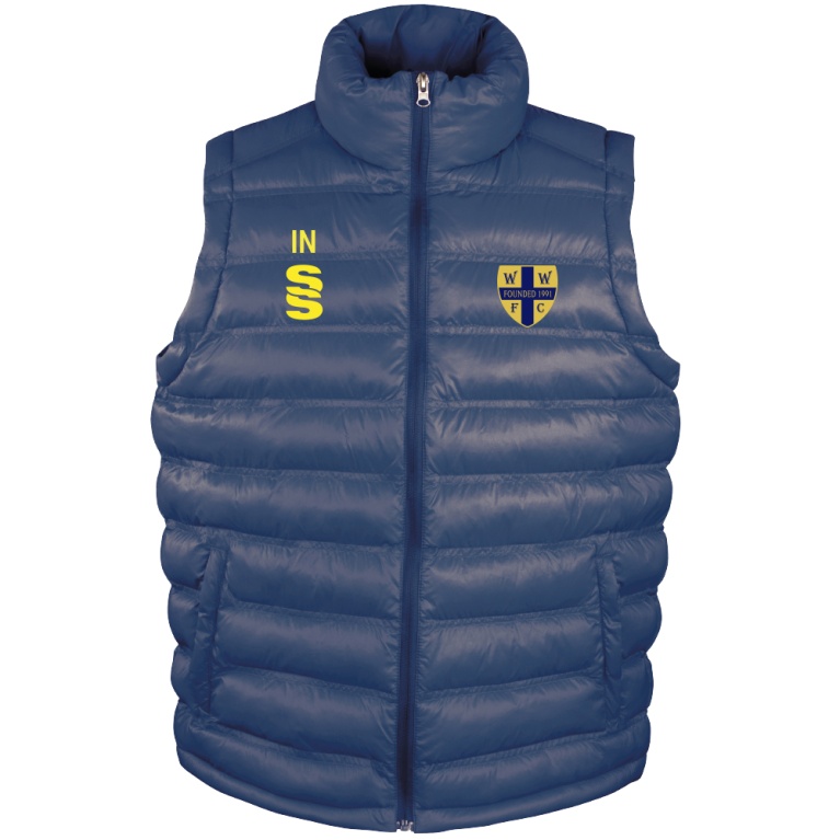 Padded Gilet : Navy