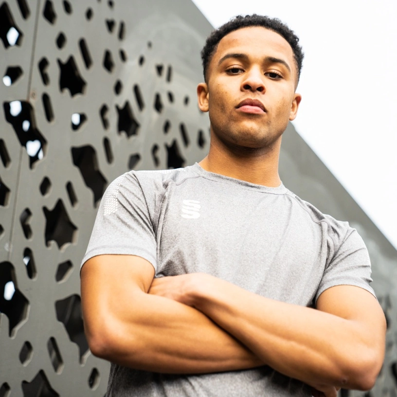 Dual Gym T-shirt : Grey Melange