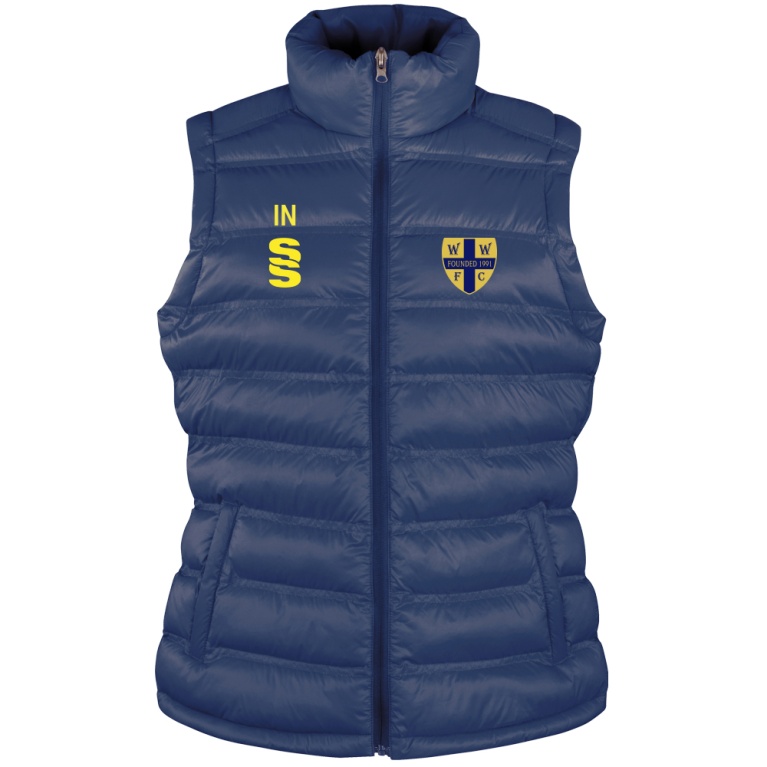 Women's Padded Gilet : Navy